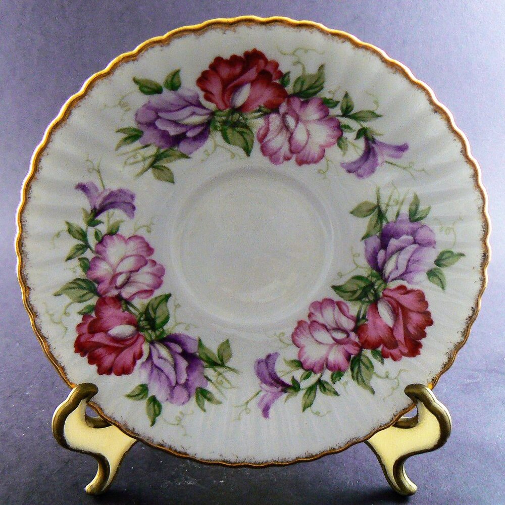 Vintage Paragon Fine China England Porcelain Saucer (W8-5)